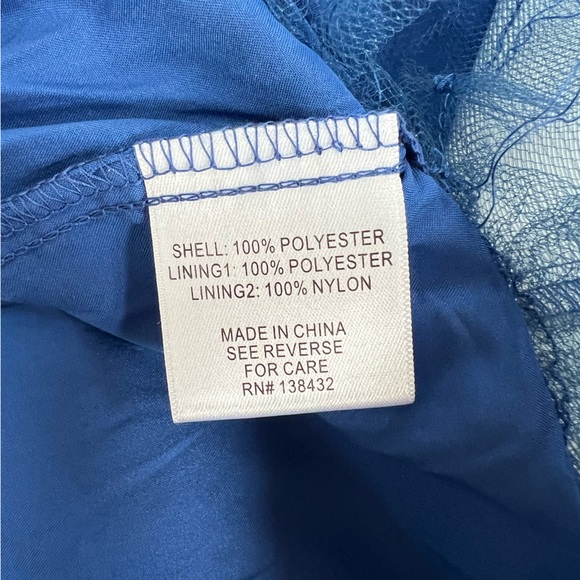 Modcloth "Beautiful You" Floral Helix Fit & Flare Dress in Blue/Pink, size S - Picture 10 of 13